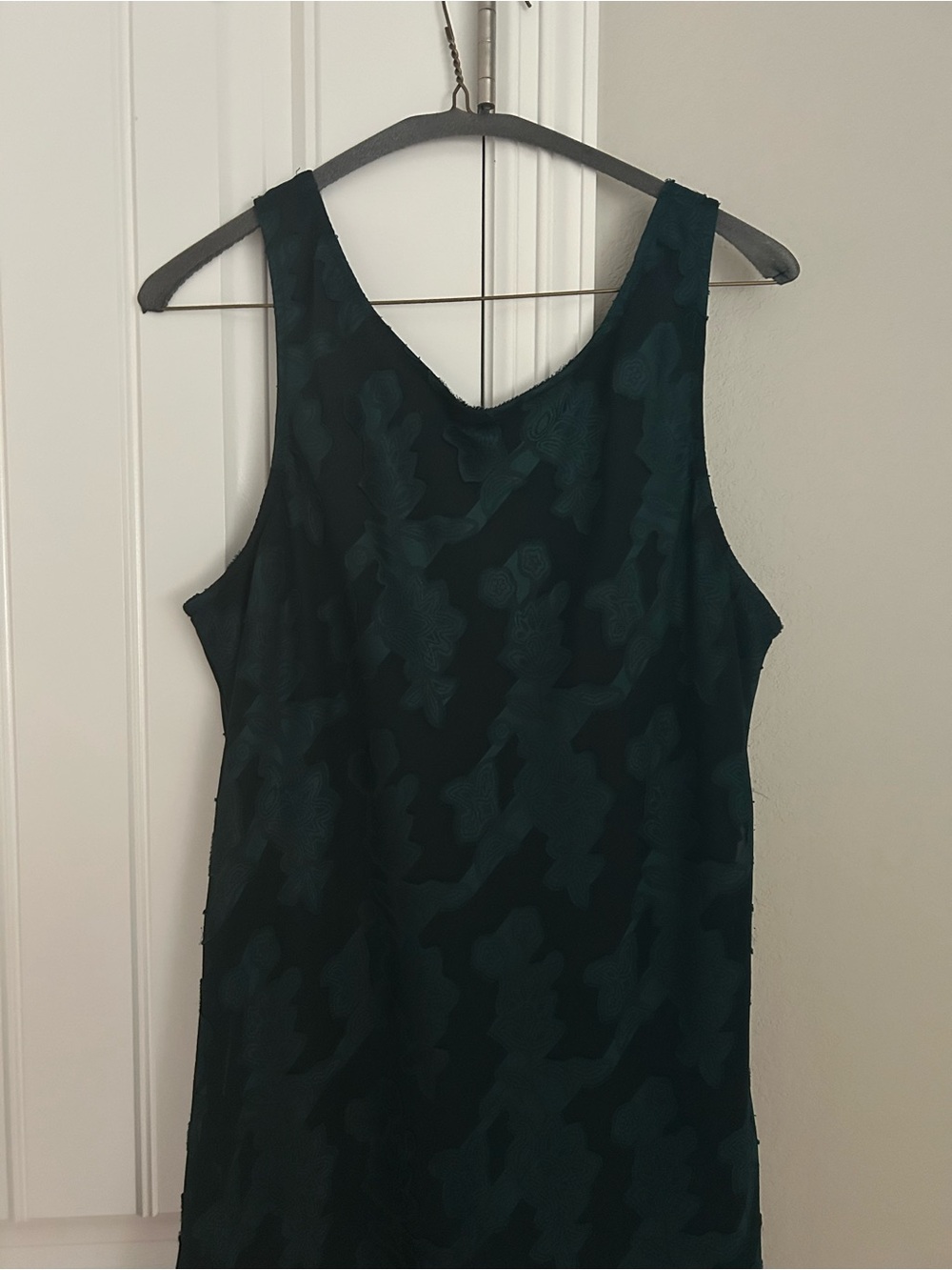 Sleeveless Mini Dress in Deep Teal